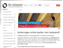 Tablet Screenshot of derisolierprofi.eu